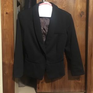 Classic black tailored blazer